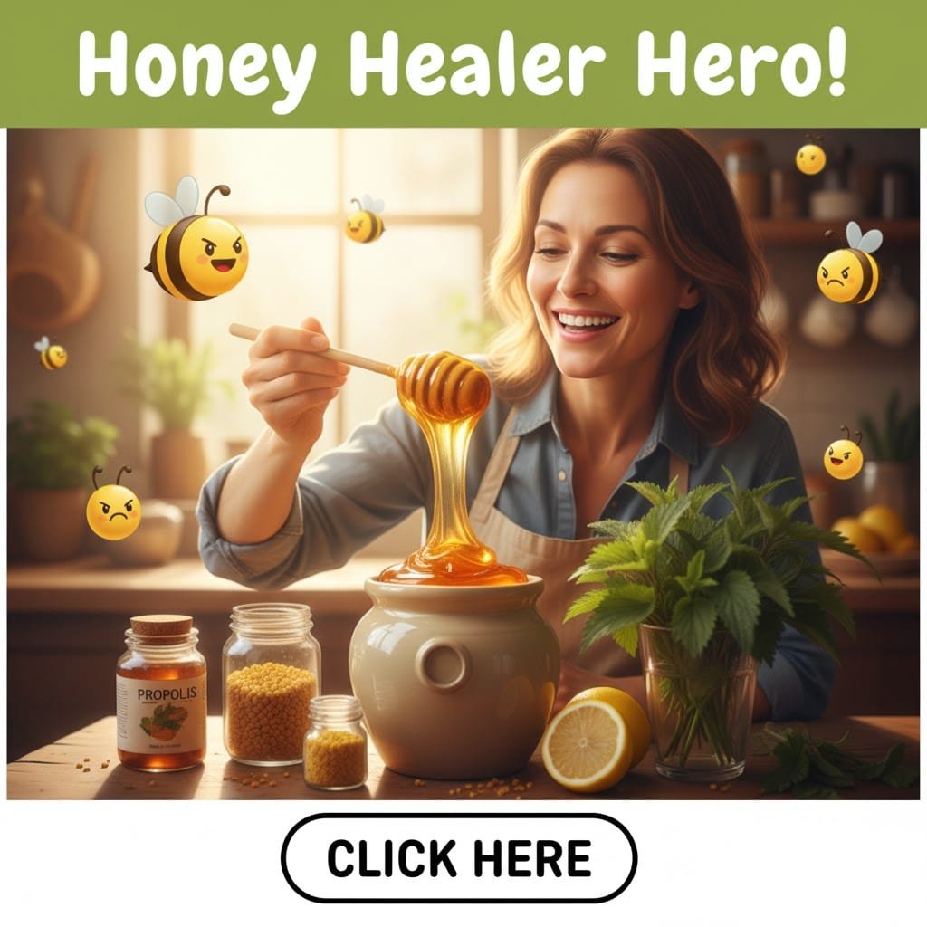 honey healer for sore throat hay fever