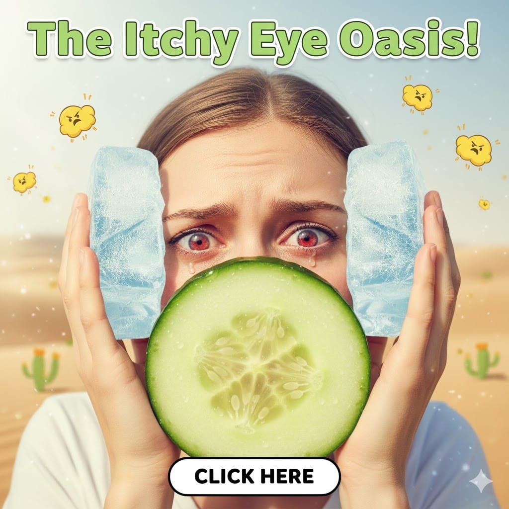 itchy eyes related to hay fever